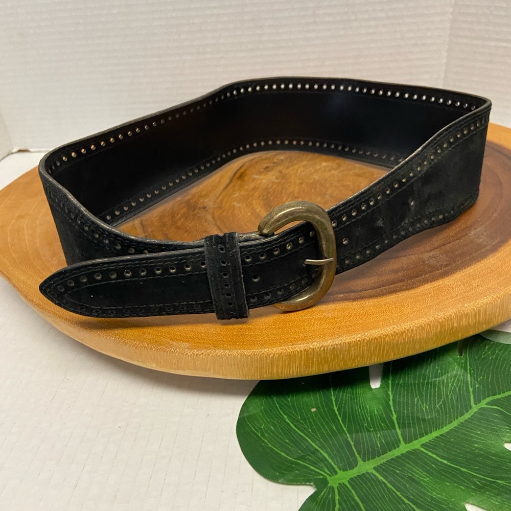 Vintage Axcess Leather Belt size:S